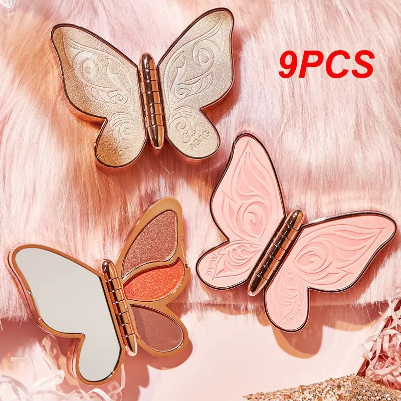 9PCS Brand 6 colors Eyeshadow palette butterfly Eye shadow lucky Koi Pearl Sequins Glitter Matte Makeup plate glitter eyeshadow
9PCS Brand 6 colors Eyeshadow palette butterfly Eye shadow lucky Koi Pearl Sequins Glitter Matte Makeup plate glitter eyeshadow