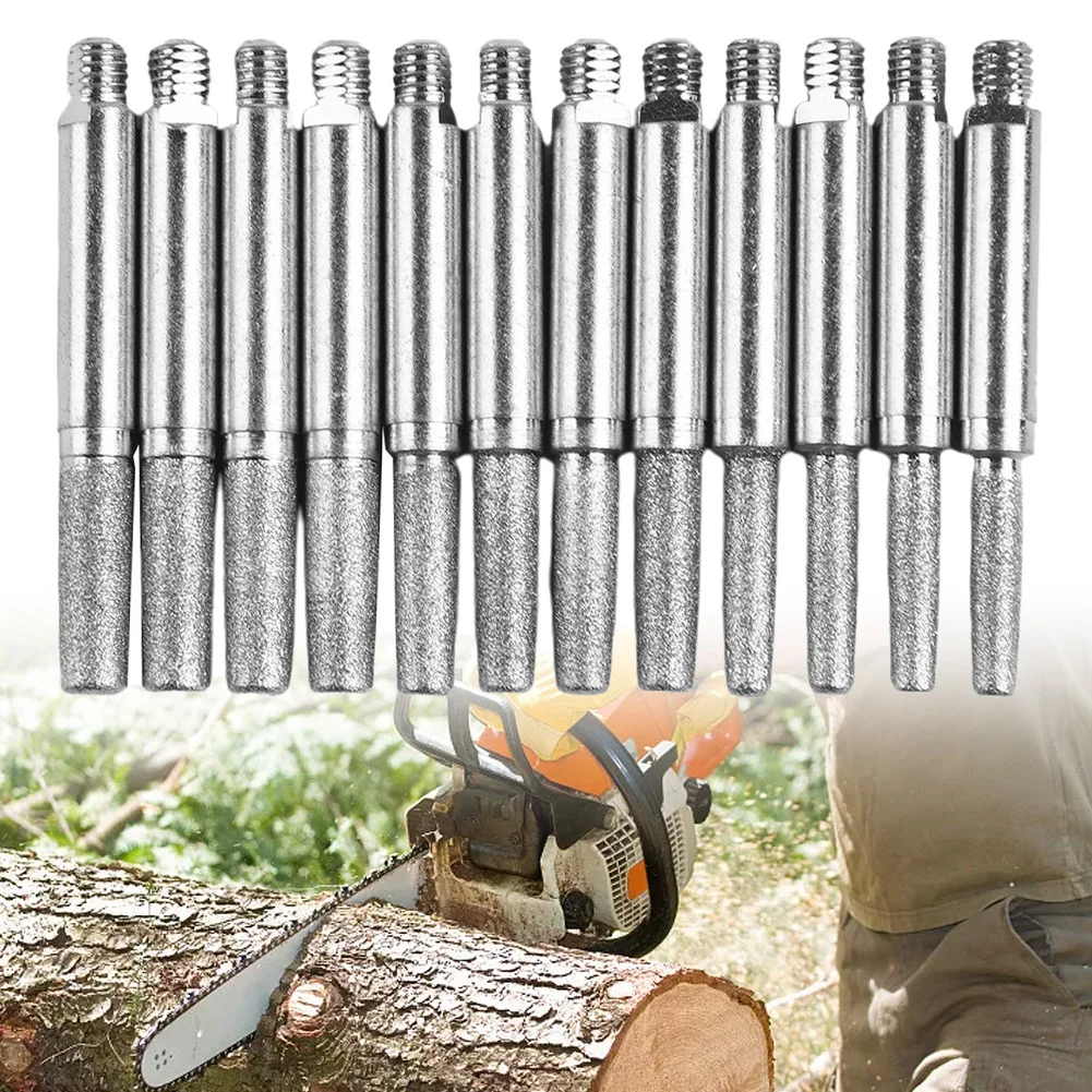 12 Pcs Chain Saw Sharpener Portable Electric Saw Sharpener Chain Grinding Stone Grinding Rod Woodworking Chain Saw Accessories
12 Pcs Chain Saw Sharpener Portable Electric Saw Sharpener Chain Grinding Stone Grinding Rod Woodworking Chain Saw Accessories
