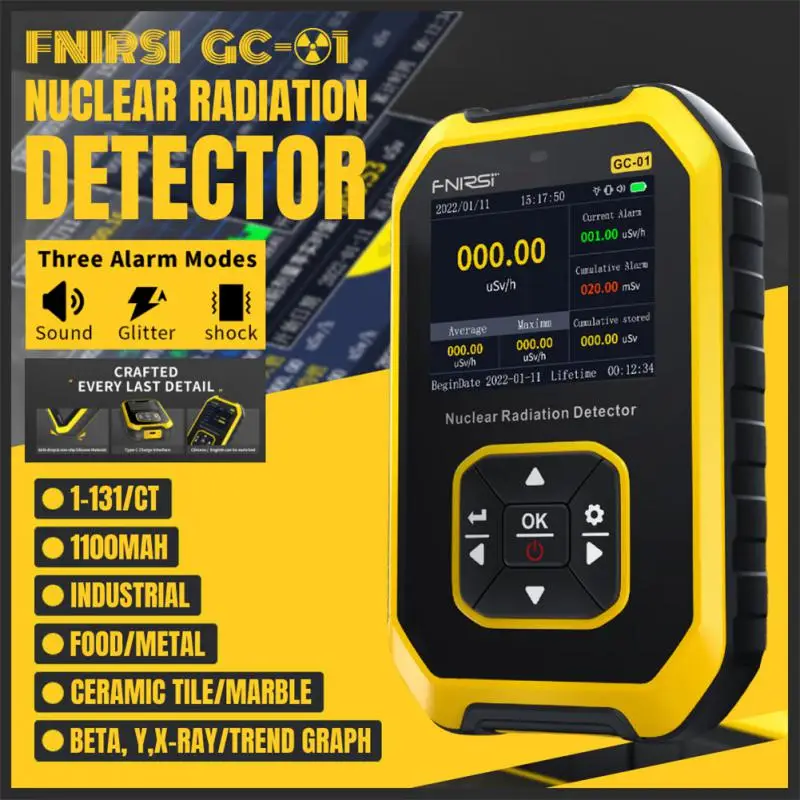 

NEW Geiger CounterNuclear Radiation Detector Nuclear Chemical Respirator Detector Personal Dosimeter X-Ray Γ-Ray Β-Ray Radioact