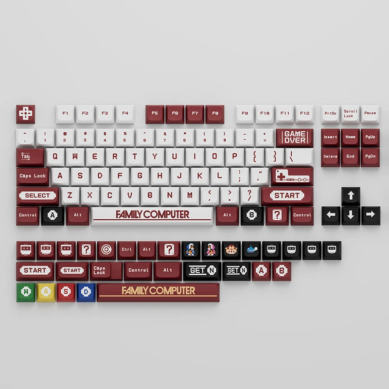 Колпачки для клавиш XDA Profile PBT FC 108key Dye-sub MX Shift Cross Shift, красные и белые колпачки для механической клавиатуры 61/87/104
Колпачки для клавиш XDA Profile PBT FC 108key Dye-sub MX Shift Cross Shift, красные и белые колпачки для механической клавиатуры 61/87/104
