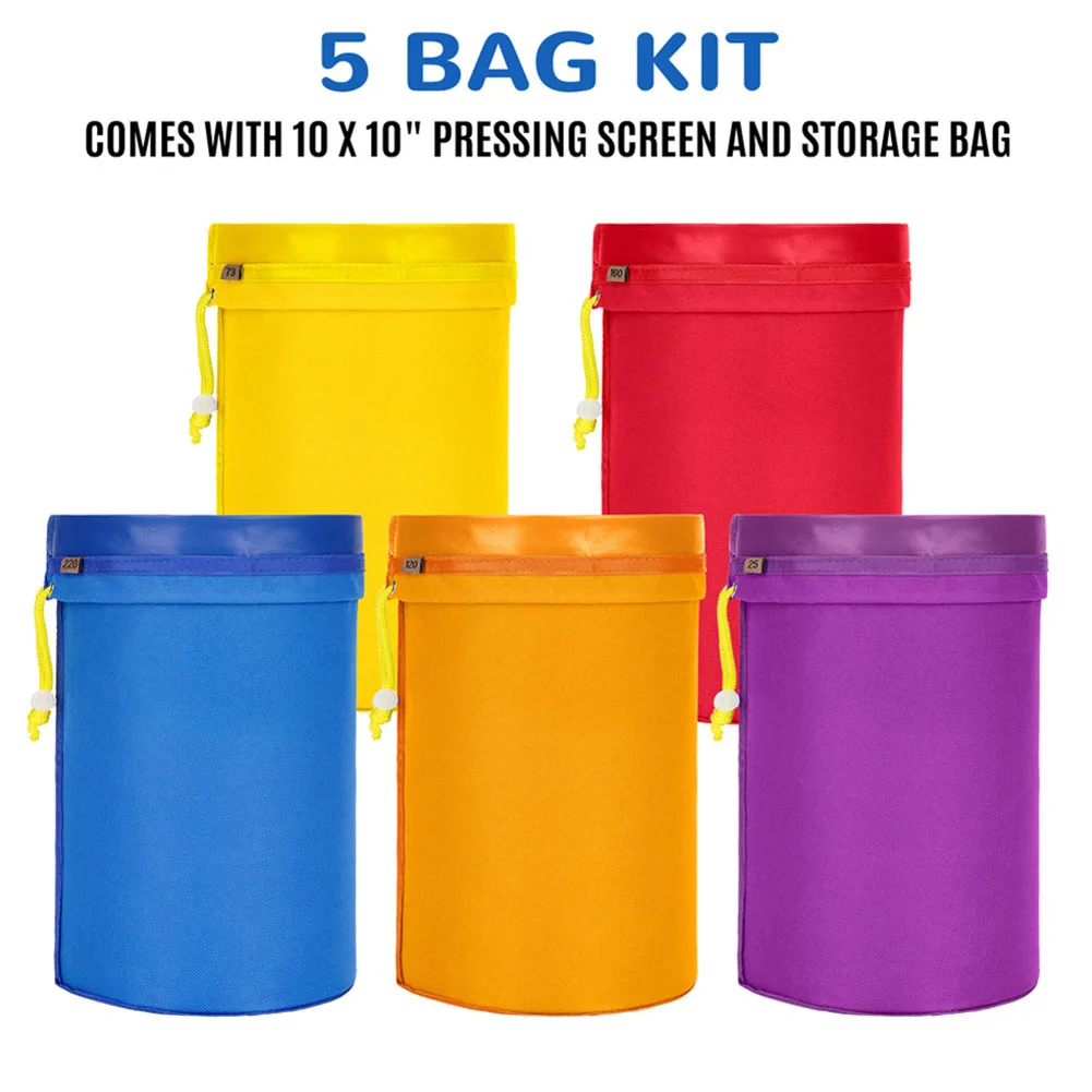 1Gallon 5 Bags Filtration Bags Bubble Ice Bag Essence Extractor Purple Filter Bag Filtration Bags Bubble Ice Bag 32*15cm
1Gallon 5 Bags Filtration Bags Bubble Ice Bag Essence Extractor Purple Filter Bag Filtration Bags Bubble Ice Bag 32*15cm