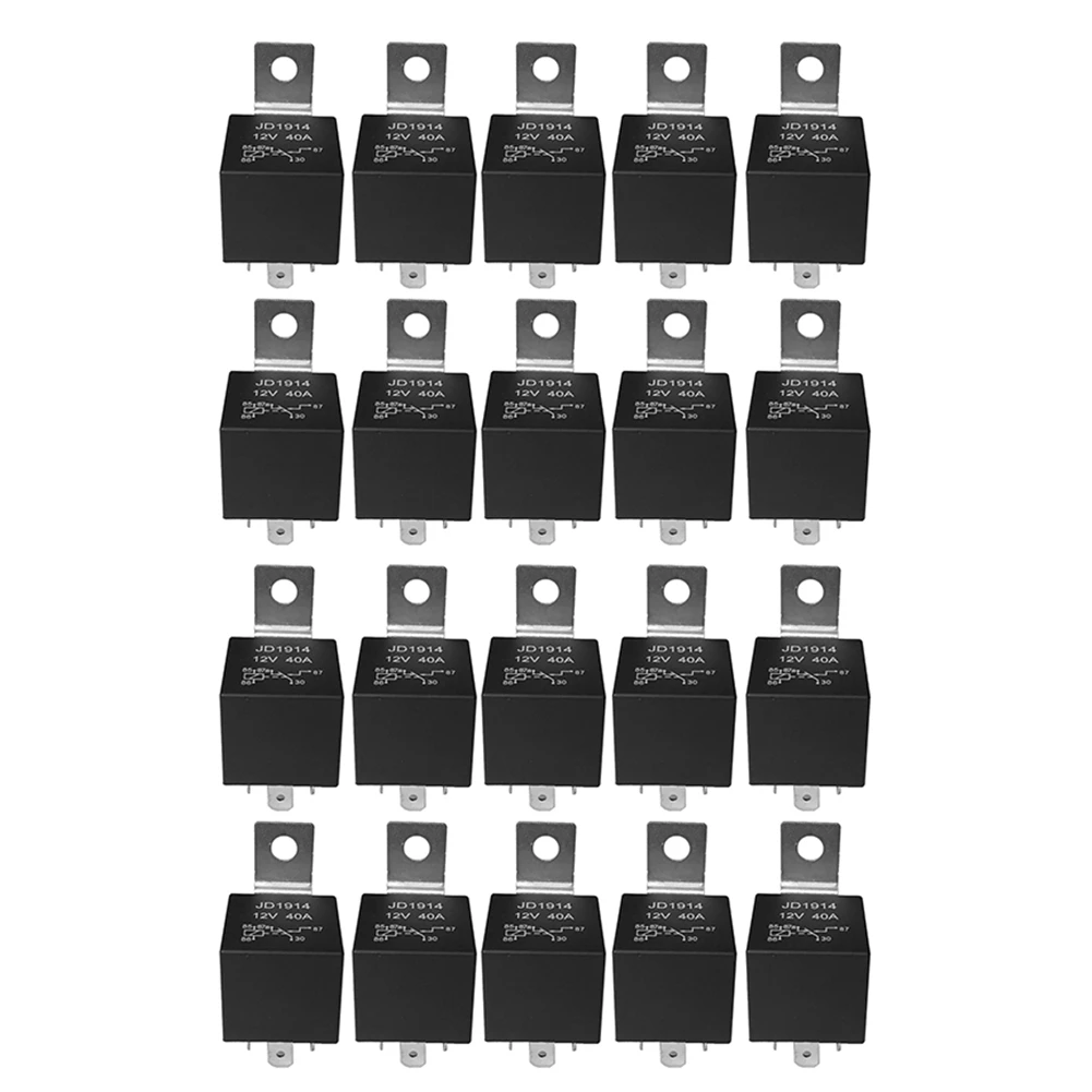 Релейный переключатель, 5 контактов, 12 В (SPDT) (30/40 а), 12 В, 20 шт.
Релейный переключатель, 5 контактов, 12 В (SPDT) (30/40 а), 12 В, 20 шт.