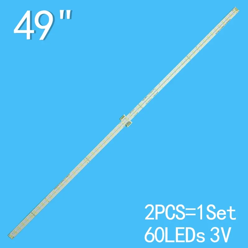 LED Backlight Lamp Strip 60lamps For 49P6 49P6F 49A860U 49T2F 49HR411S60A0 V1 49HR411S60B0 V1 4C-LB490-HR01J
LED Backlight Lamp Strip 60lamps For 49P6 49P6F 49A860U 49T2F 49HR411S60A0 V1 49HR411S60B0 V1 4C-LB490-HR01J