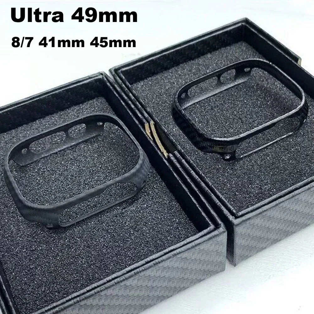 Genuine Carbon Fiber Matte / Glossy Shockproof Slim Case Bumper For Apple Watch Ultra 2 49mm Series 9 8 7 45mm 41mm Frame Cover
Genuine Carbon Fiber Matte / Glossy Shockproof Slim Case Bumper For Apple Watch Ultra 2 49mm Series 9 8 7 45mm 41mm Frame Cover