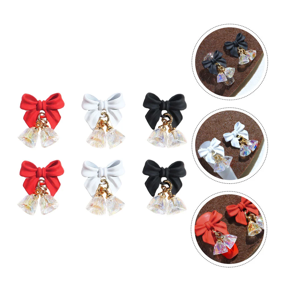 6 Pcs Nail Pendant Decoration Fingernail DIY Bow Art Accessory Alloy Exquisite Ornament
6 Pcs Nail Pendant Decoration Fingernail DIY Bow Art Accessory Alloy Exquisite Ornament
