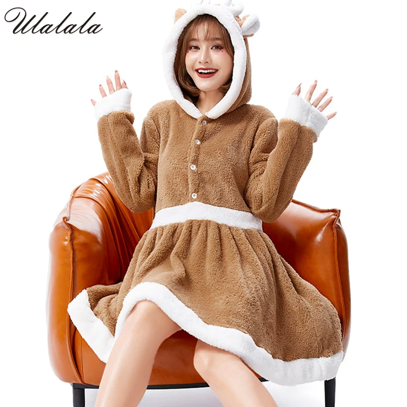 Womens Christmas Sexy Elk Strapless Leotard Dress Santa Claus Reindeer Cosplay Girl Reindeer Skirts Costume New Year Clothes
Womens Christmas Sexy Elk Strapless Leotard Dress Santa Claus Reindeer Cosplay Girl Reindeer Skirts Costume New Year Clothes