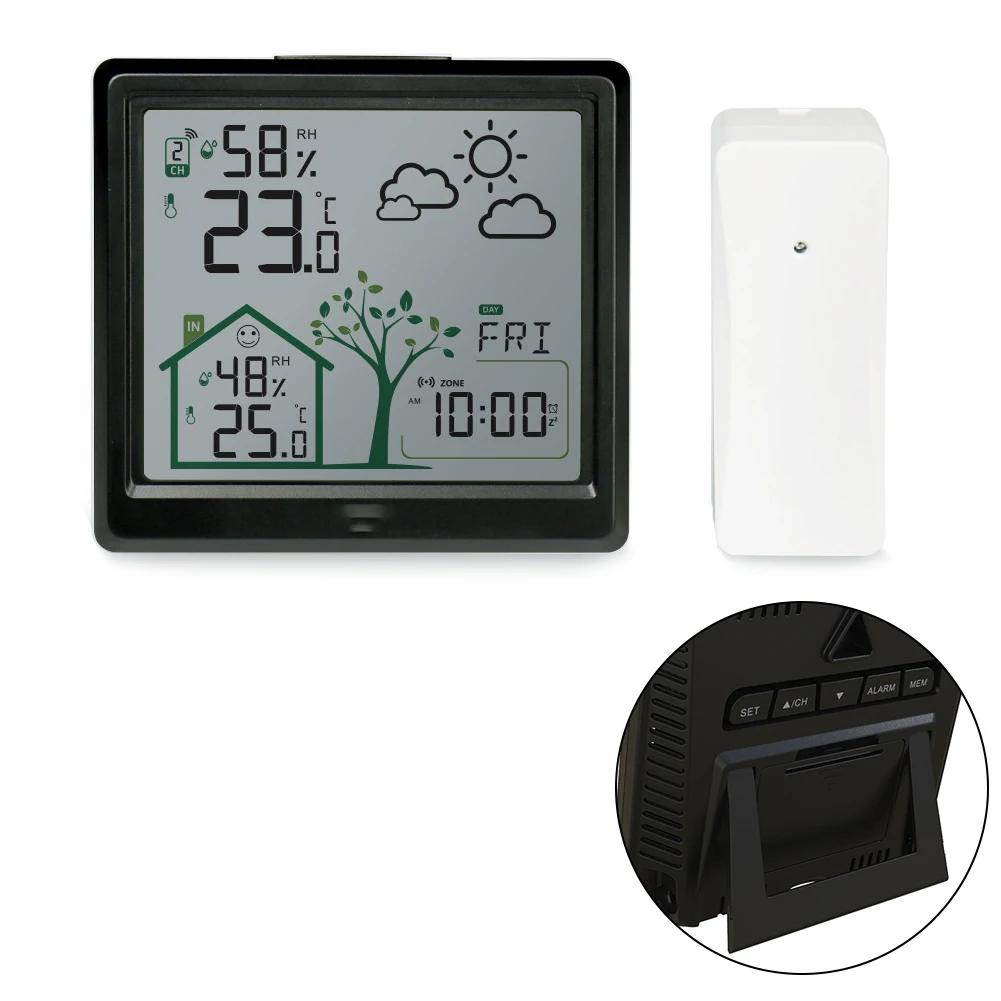 Weather Station With Outdoor Sensor Accurate Temperature And Hygrometer Suitable For Homes Bedrooms Baby Rooms Offices
Weather Station With Outdoor Sensor Accurate Temperature And Hygrometer Suitable For Homes Bedrooms Baby Rooms Offices