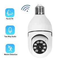 1080P Wireless 360 Rotate Auto Tracking Panoramic Camera Light Bulb Wifi PTZ IP Camera Remote Viewing Security E27 Cam
1080P Wireless 360 Rotate Auto Tracking Panoramic Camera Light Bulb Wifi PTZ IP Camera Remote Viewing Security E27 Cam