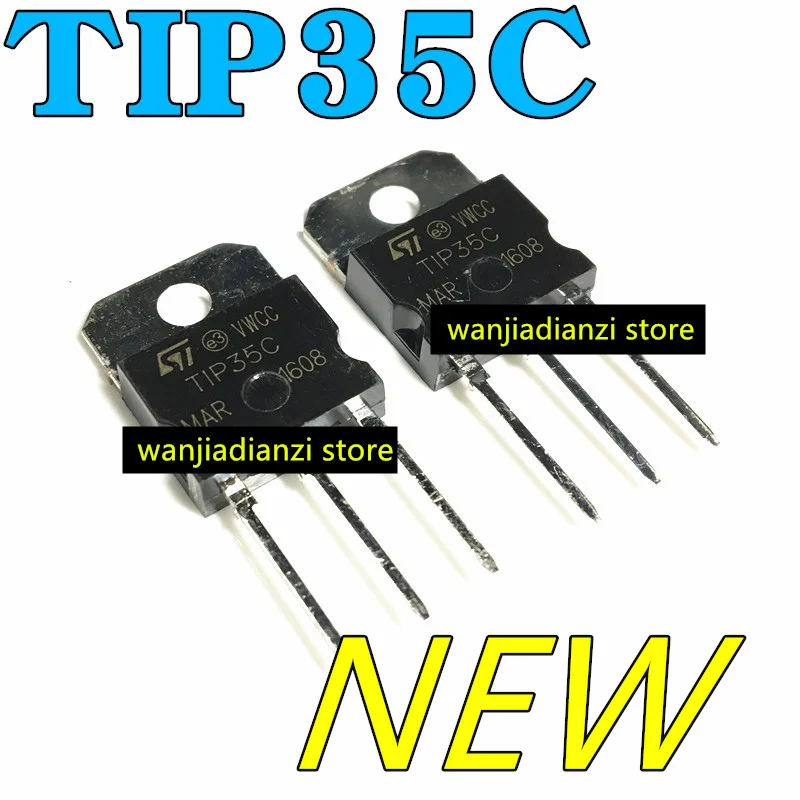 Новый TIP35 TIP35C TIP35CW 25A 100V TO-3P TO-247 трубка Дарлингтона/транзистор TO247 | Электронные