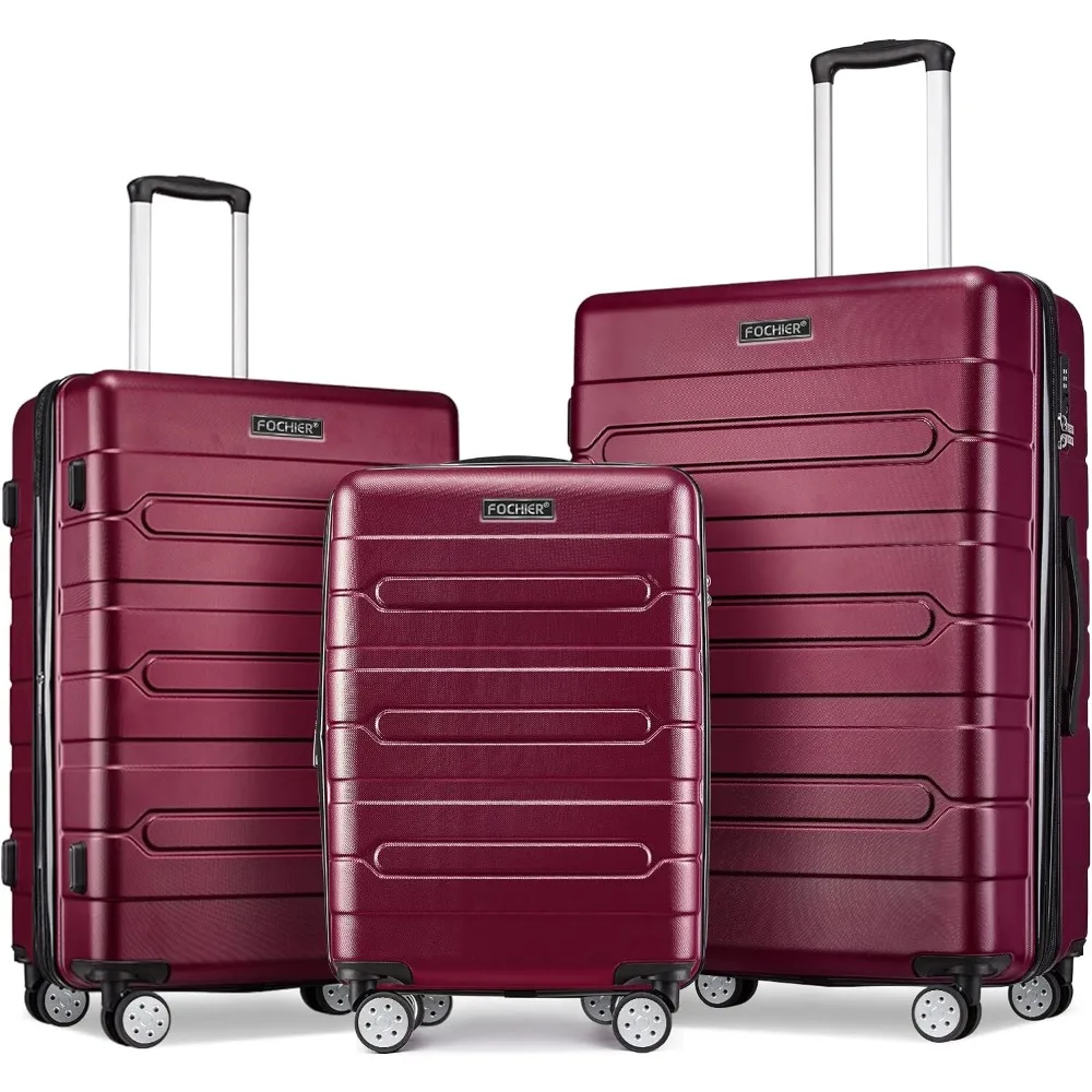 FOCHIER F Hardside 3 Piece Expandable Luggage Set with TSA Lock, Hard Shell Rolling Suitcase Set with Spinner Wheels
FOCHIER F Hardside 3 Piece Expandable Luggage Set with TSA Lock, Hard Shell Rolling Suitcase Set with Spinner Wheels