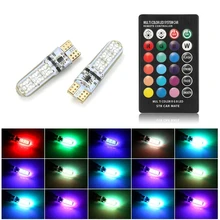 2022 2X RGB Colorful Remote Control Flashing License Plate Light Car LED Width Light Automobiles T10 Silicone W5W 5050 6SMD
2022 2X RGB Colorful Remote Control Flashing License Plate Light Car LED Width Light Automobiles T10 Silicone W5W 5050 6SMD
