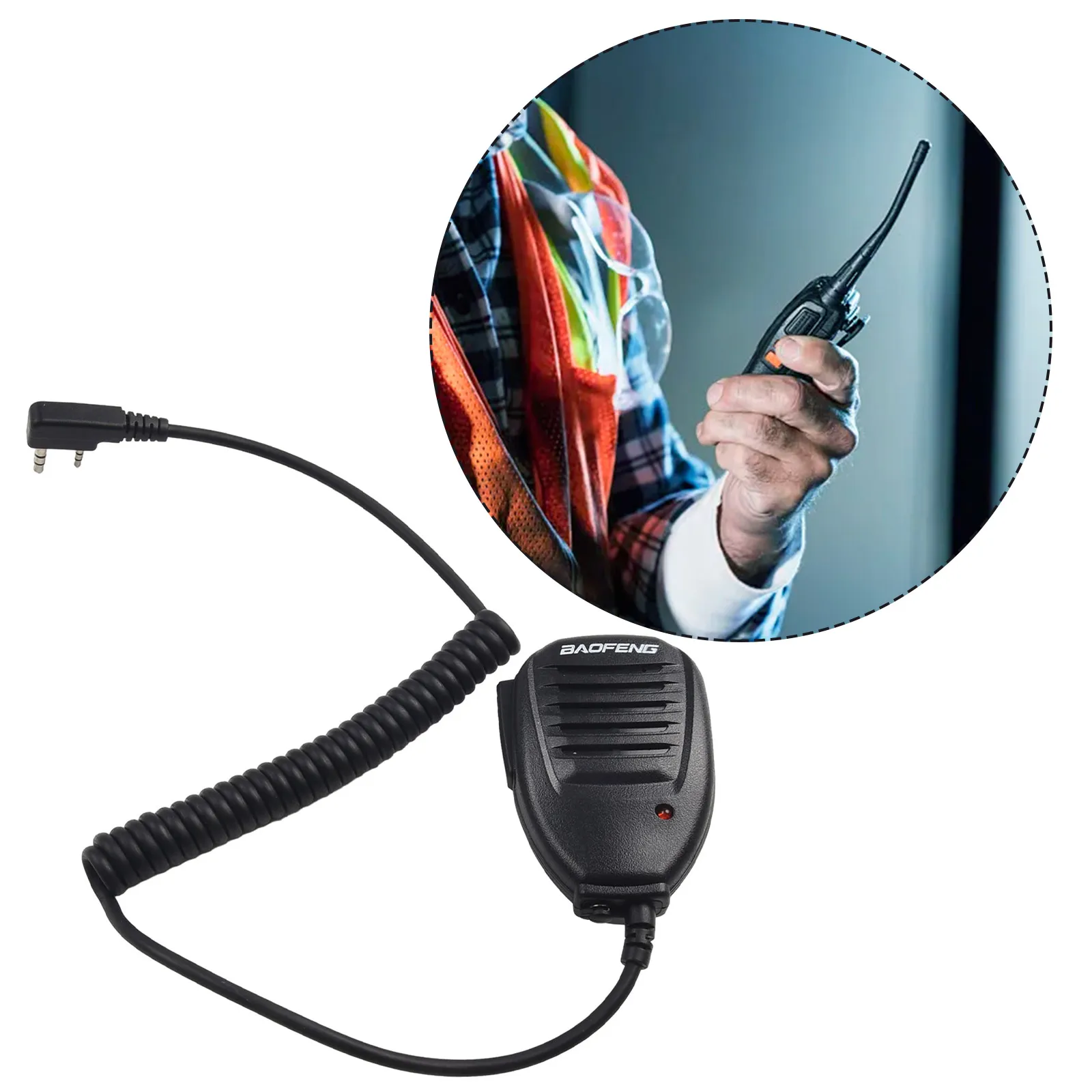 Durable Speaker Microphone Walkie-talkie 3.5mm/2.5mm Jack BF-888S For Baofeng Handheld Mic Microphone Speaker Tools
Durable Speaker Microphone Walkie-talkie 3.5mm/2.5mm Jack BF-888S For Baofeng Handheld Mic Microphone Speaker Tools