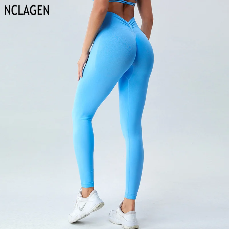 NCLAGEN Outdoor Running Fitness Pants Women's Hip Lift Seamless Knitted Tight High Waist Breathable Exercise Yoga Leggings Gym
NCLAGEN Outdoor Running Fitness Pants Women's Hip Lift Seamless Knitted Tight High Waist Breathable Exercise Yoga Leggings Gym