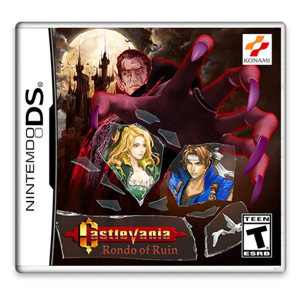 New NDS Game Cartridge Video Game Console Card Castlevania Series Rondo of Ruin Romhack English Version With Box for NDS
New NDS Game Cartridge Video Game Console Card Castlevania Series Rondo of Ruin Romhack English Version With Box for NDS