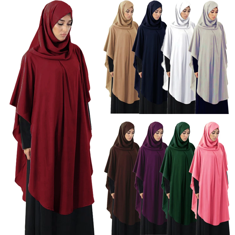 Длинные женские мусульманские Топы с капюшоном Khimar, мусульманская одежда, молитвенная одежда, верхняя одежда Caftan Арабская абайя Eid шарф-никаб Hijab
Длинные женские мусульманские Топы с капюшоном Khimar, мусульманская одежда, молитвенная одежда, верхняя одежда Caftan Арабская абайя Eid шарф-никаб Hijab