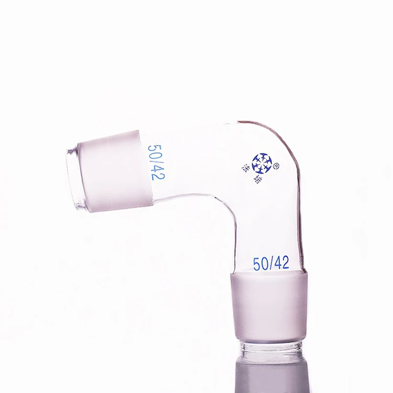 FAPEI 75 degree elbow,Joint 50/42,Distillation elbow,Distilling head 75 degree,bent standard ground mouth
FAPEI 75 degree elbow,Joint 50/42,Distillation elbow,Distilling head 75 degree,bent standard ground mouth