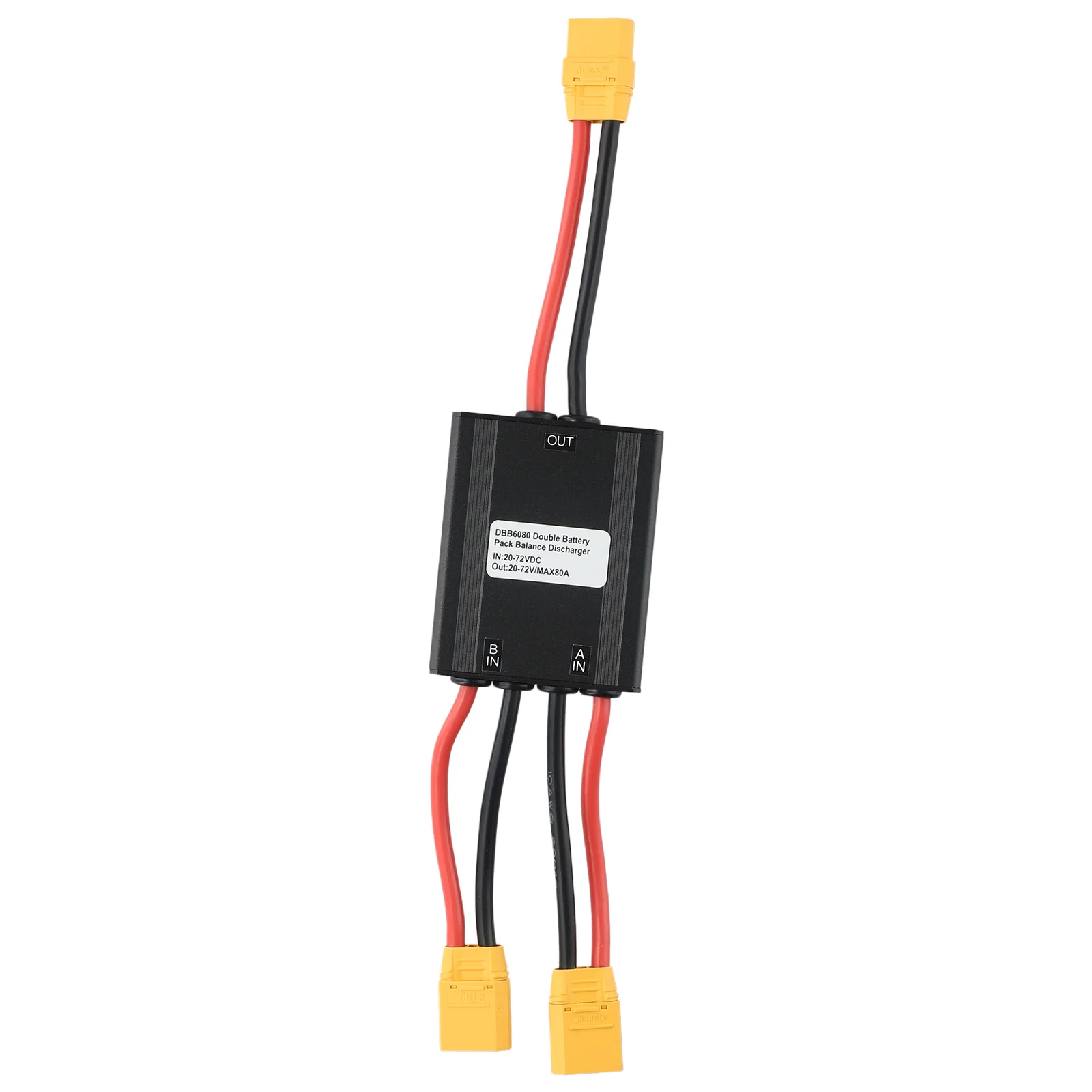 Dual Battery Adapter for Electric Bicycles Supports Two Battery Packs Intelligent Power Management XT90 Connector
Dual Battery Adapter for Electric Bicycles Supports Two Battery Packs Intelligent Power Management XT90 Connector