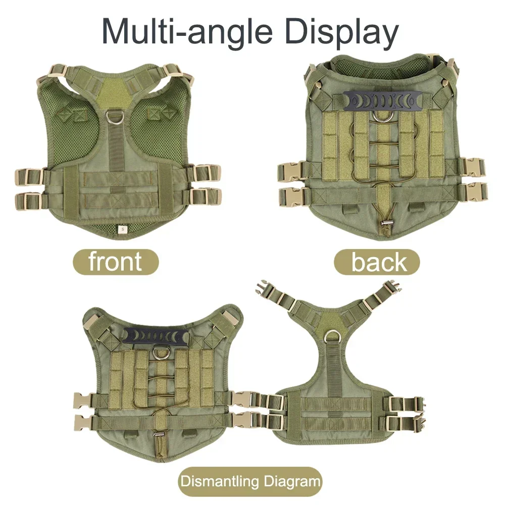 Tactical For Pull No Multifunction Pet Labrador Vest Durable Camouflage Harness Supplies Retriever Golden Dog
Tactical For Pull No Multifunction Pet Labrador Vest Durable Camouflage Harness Supplies Retriever Golden Dog