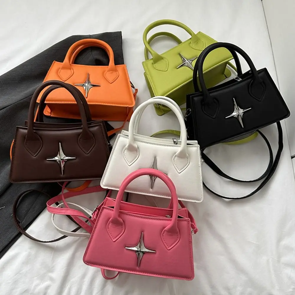 PU Leather Shoulder Bag Portable Solid Color Small Handbags Messenger Bag Female
PU Leather Shoulder Bag Portable Solid Color Small Handbags Messenger Bag Female