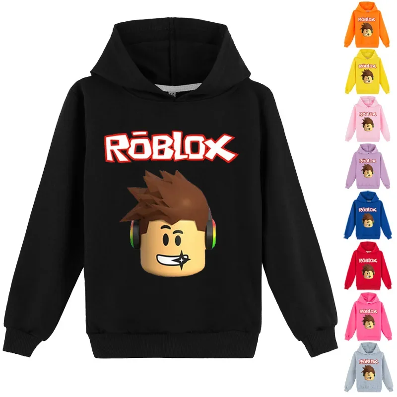 

Детская одежда, Лидер продаж, толстовки ROBLOX для мальчиков и девочек среднего и старшего возраста, толстовки, кофты, толстовки