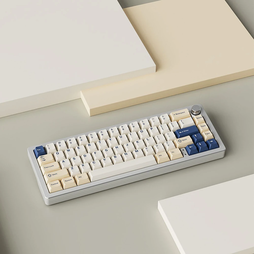 A66 Hot-Swappable Keyboard Wireless 2.4G Bluetooth-Compatible Personalized Keypad Multifunctional Knob Wireless Keyboard 4600mAh
A66 Hot-Swappable Keyboard Wireless 2.4G Bluetooth-Compatible Personalized Keypad Multifunctional Knob Wireless Keyboard 4600mAh