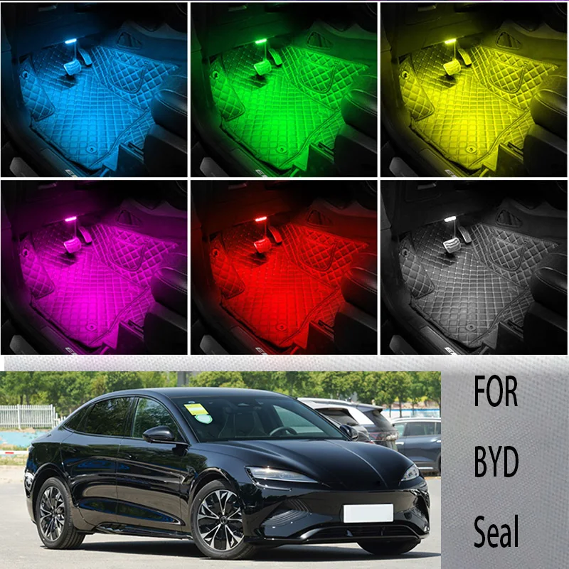 FOR Byd-seal LED Car Interior Ambient Foot Light Atmosphere Decorative Lamps Party decoration lights Neon strips
FOR Byd-seal LED Car Interior Ambient Foot Light Atmosphere Decorative Lamps Party decoration lights Neon strips