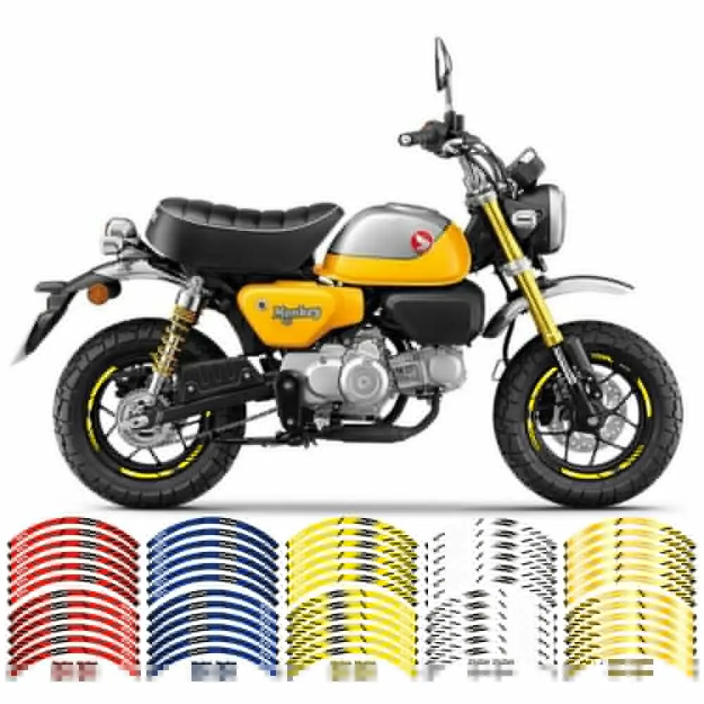 For Honda Monkey 125 Z125 M ABS 2019 2020 2021 2022 2023 2024 Accessories Stickers Wheel Hub Decals Rim Reflective Stripe Set
For Honda Monkey 125 Z125 M ABS 2019 2020 2021 2022 2023 2024 Accessories Stickers Wheel Hub Decals Rim Reflective Stripe Set