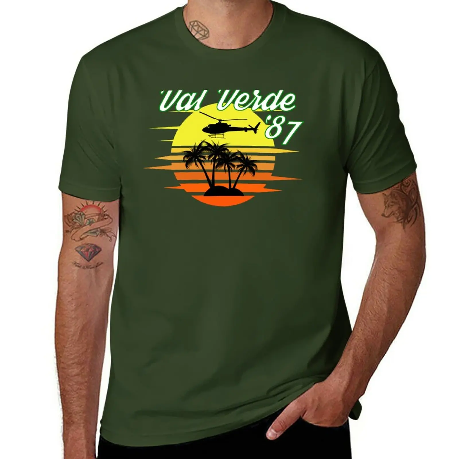 

Val Verde '87 T-Shirt blanks sublime Aesthetic clothing plain t shirts men