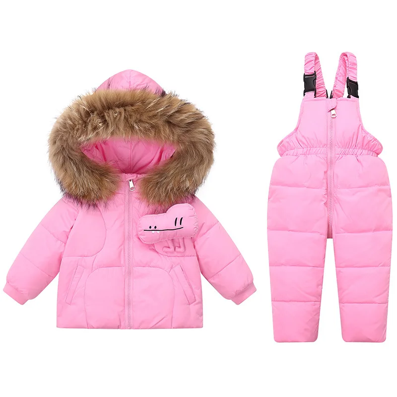 2023 Winter Children Girl 2PCS Clothes Set Hooded Thicken Warm Down Jacket For Girl Infant Baby Overalls 1-5 Years Kids Snowsuit
2023 Winter Children Girl 2PCS Clothes Set Hooded Thicken Warm Down Jacket For Girl Infant Baby Overalls 1-5 Years Kids Snowsuit