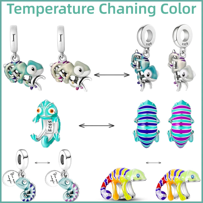 100% 925 Sterling Silver Temperatu Chang Color Chameleon Ladybug Charm Beads For Pandora Original Bracelet Diy Jewelry Making
100% 925 Sterling Silver Temperatu Chang Color Chameleon Ladybug Charm Beads For Pandora Original Bracelet Diy Jewelry Making