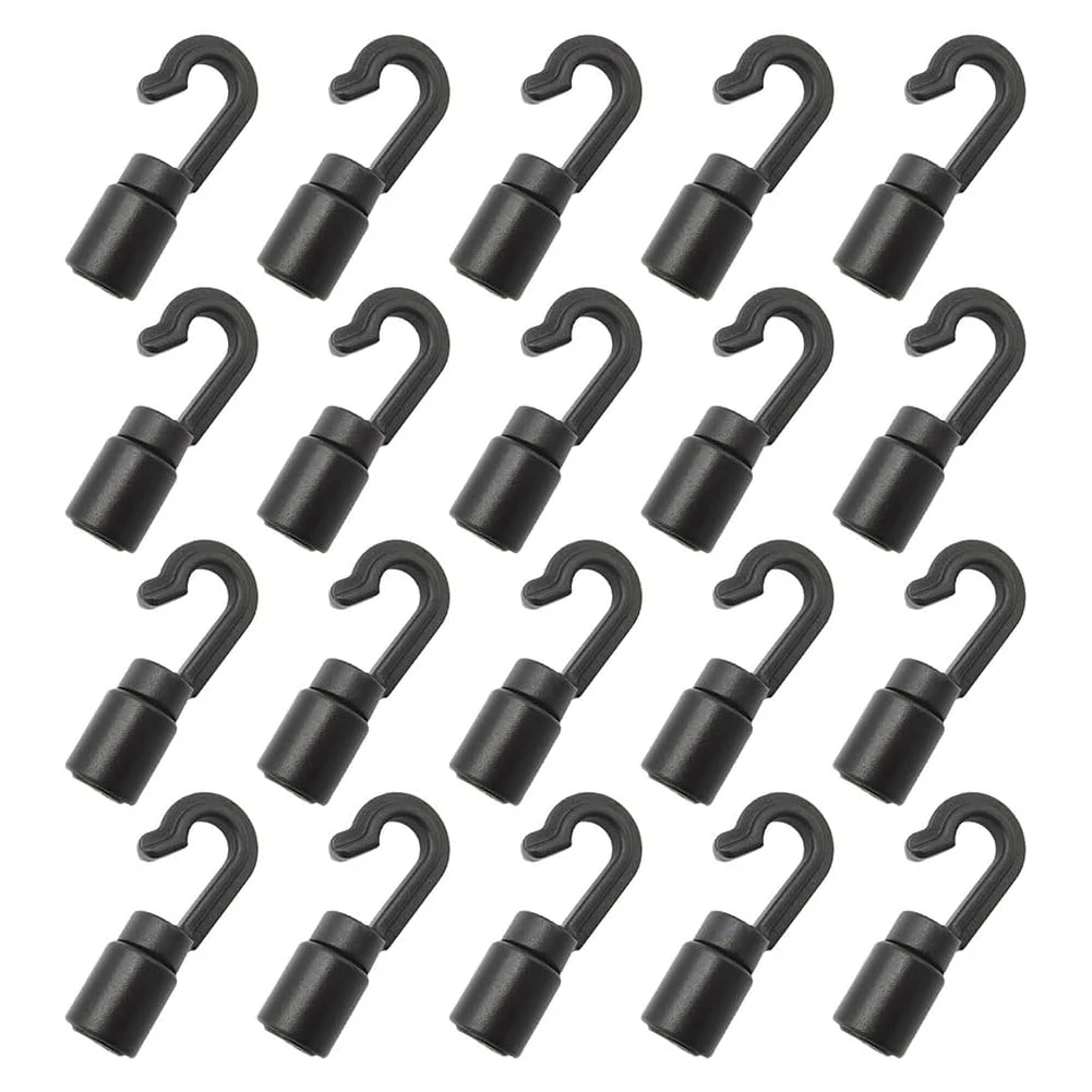 20PCS Shock Cord Open End Hook Bungee Plastic Rope Terminal Hook Elastic For Bungee Shock Elastic Bungee Cord Straps
20PCS Shock Cord Open End Hook Bungee Plastic Rope Terminal Hook Elastic For Bungee Shock Elastic Bungee Cord Straps