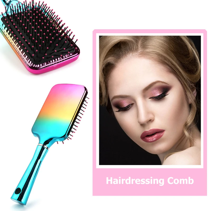 

Detangle Hairbrush Gradient Air Cushion Combs Women Scalp Massage Comb Hair Brush Home Salon DIY Hairdressing Tool