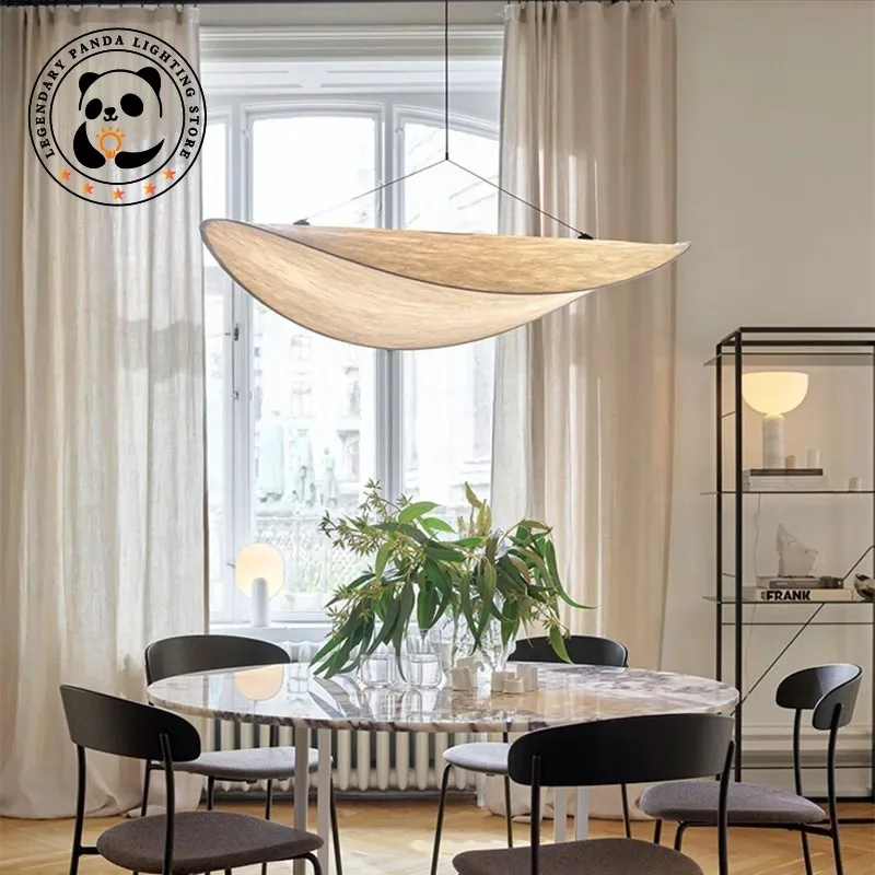 

Nordic Silk Pendant Lamp, Home Decor, Chandeliers for Living Room Bedroom Restaurant Modern Drop Light Indoor Lighting Fixtures