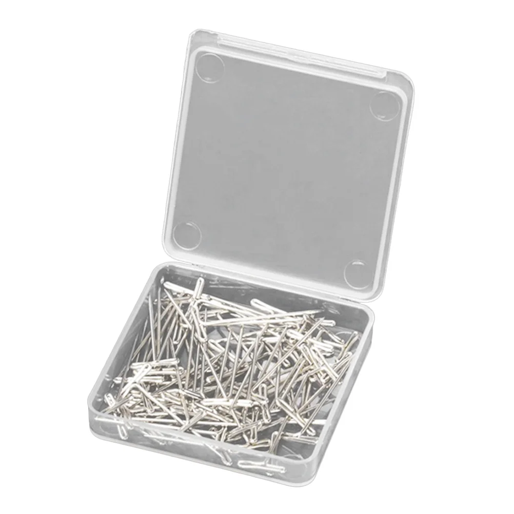 50pcs Making Set Stainless Steel T with Storage Box for Making Blocking Knitting Modelling Crafts 27mm
50pcs Making Set Stainless Steel T with Storage Box for Making Blocking Knitting Modelling Crafts 27mm