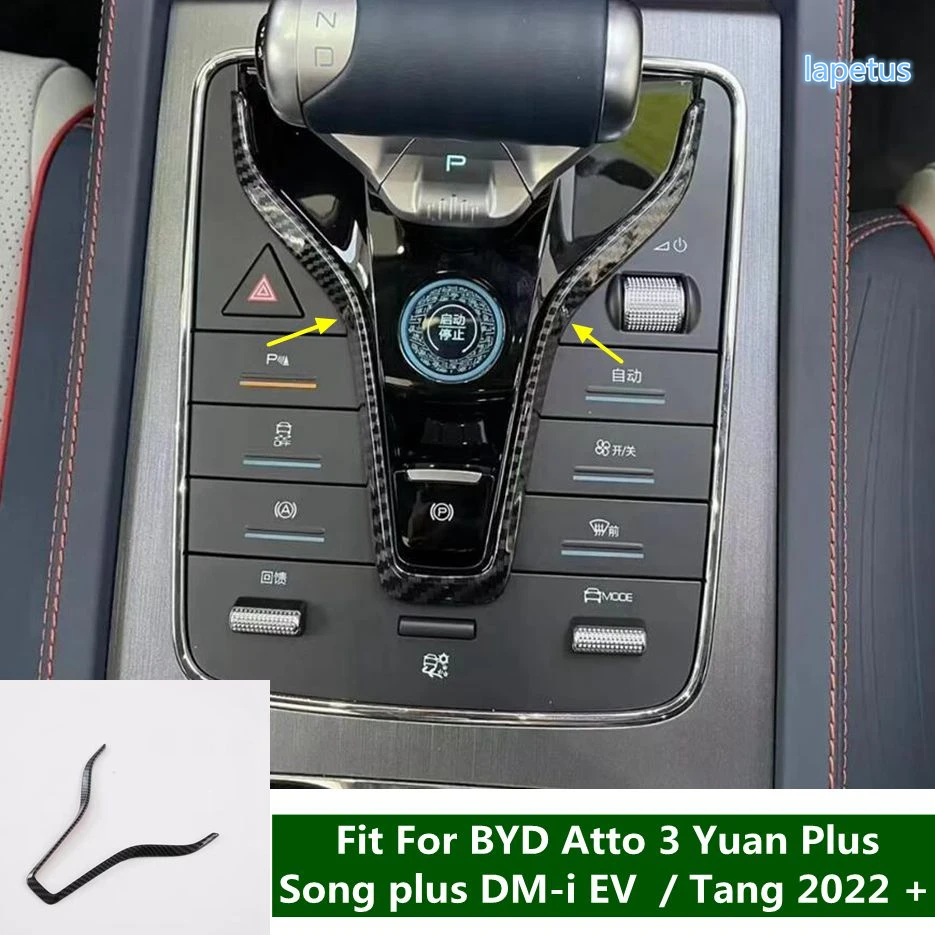 

Stalls Center Control Gear Box Shift Decor Strip Cover Trim Fit For BYD Atto 3 Yuan Plus / Song plus DM-i EV / Tang 2022 2023