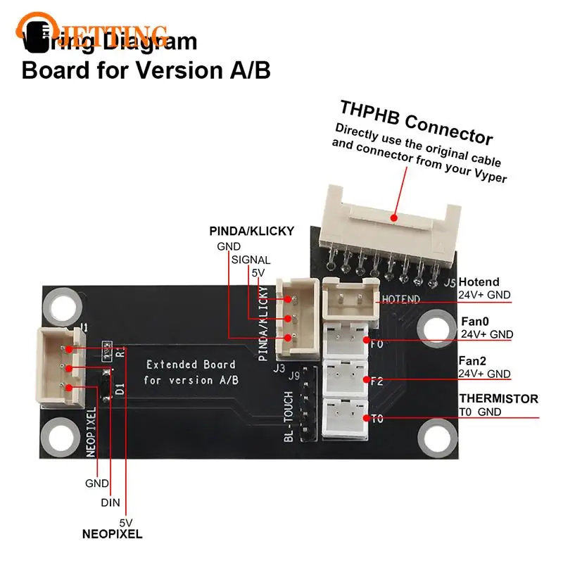 MakerPanda Extend Board For Anycubic Vyper Modify To BLTouch NOT For Original Strain Gauge Powerd By CrydTeam
MakerPanda Extend Board For Anycubic Vyper Modify To BLTouch NOT For Original Strain Gauge Powerd By CrydTeam