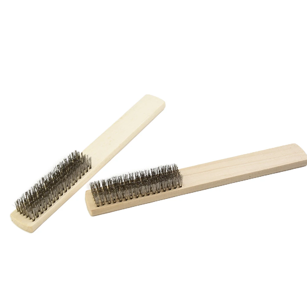 Paint Removal Wire Brush Tool Copper Plating 200mm Bristles Heavy Duty Stainless Steel Cleaning Wooden Handle Hand
Paint Removal Wire Brush Tool Copper Plating 200mm Bristles Heavy Duty Stainless Steel Cleaning Wooden Handle Hand