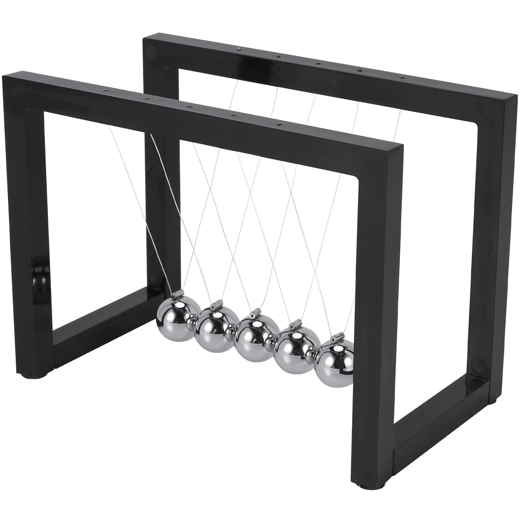 

Newton Balls Cradle Balance Ball Newtons Pendulum Ornaments Home Decorations Desk Decoraction Toy Gift Black