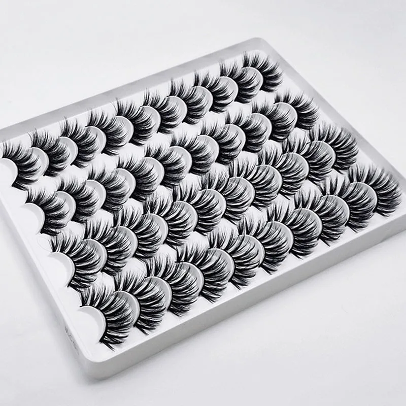 20 pairs 3D Faux Mink Lashes Natural False Eyelashes Dramatic Volume Lashes Eyelash Extension Makeup
20 pairs 3D Faux Mink Lashes Natural False Eyelashes Dramatic Volume Lashes Eyelash Extension Makeup
