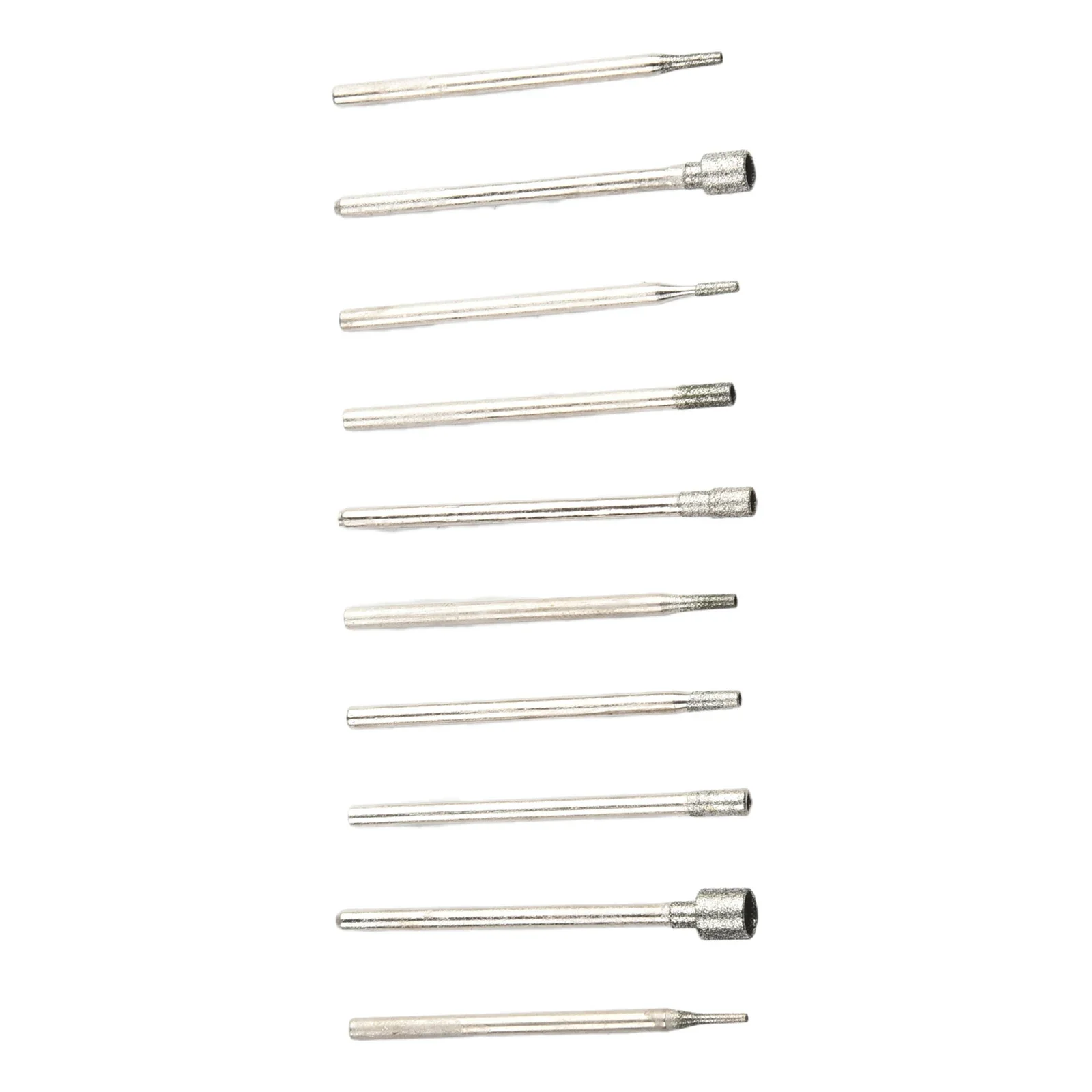 10Pcs 2.35 Shank Diamond Grinding Burr Needle Point Engraving Carving Polishing Glass Jade Stone Drill Bit Rotary Tool Set
10Pcs 2.35 Shank Diamond Grinding Burr Needle Point Engraving Carving Polishing Glass Jade Stone Drill Bit Rotary Tool Set