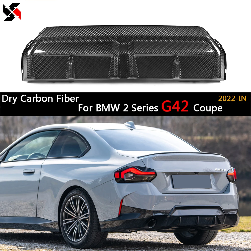 Автомобильный бампер для BMW 2 серии 220d 220i 230i G42 Coupe M-sport, сухое углеродное волокно, задняя губа, диффузор 4 Акулий плавник, автомобильные аксессуары
Автомобильный бампер для BMW 2 серии 220d 220i 230i G42 Coupe M-sport, сухое углеродное волокно, задняя губа, диффузор 4 Акулий плавник, автомобильные аксессуары