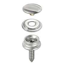 30PCS Snap Fastener Stainless Canvas Caps Screw Kit For Tent Boat Marine Snap Button Fastener Kit Button Marine Boat Canvas Set
30PCS Snap Fastener Stainless Canvas Caps Screw Kit For Tent Boat Marine Snap Button Fastener Kit Button Marine Boat Canvas Set