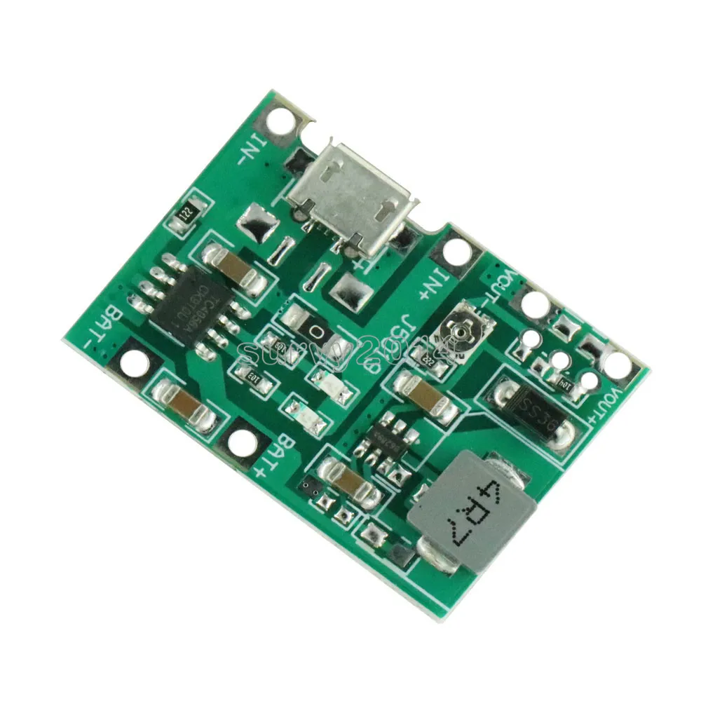 

1PCS Lithium Li-ion 18650 3.7V 4.2V Battery Charger Board DC-DC Step Up Boost Module Integrated Circuits For arduino