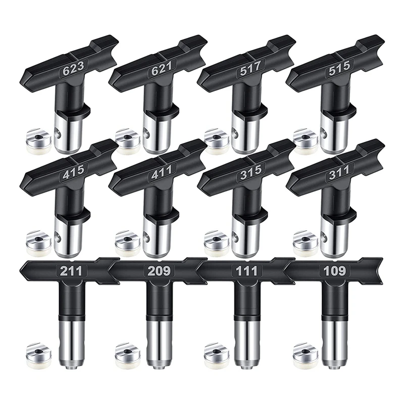 12Pcs Spray Tips Airless Paint Sprayer Tip Airless Nozzles Tip Paint For Airless Spraying Machine Paint Accessories
12Pcs Spray Tips Airless Paint Sprayer Tip Airless Nozzles Tip Paint For Airless Spraying Machine Paint Accessories