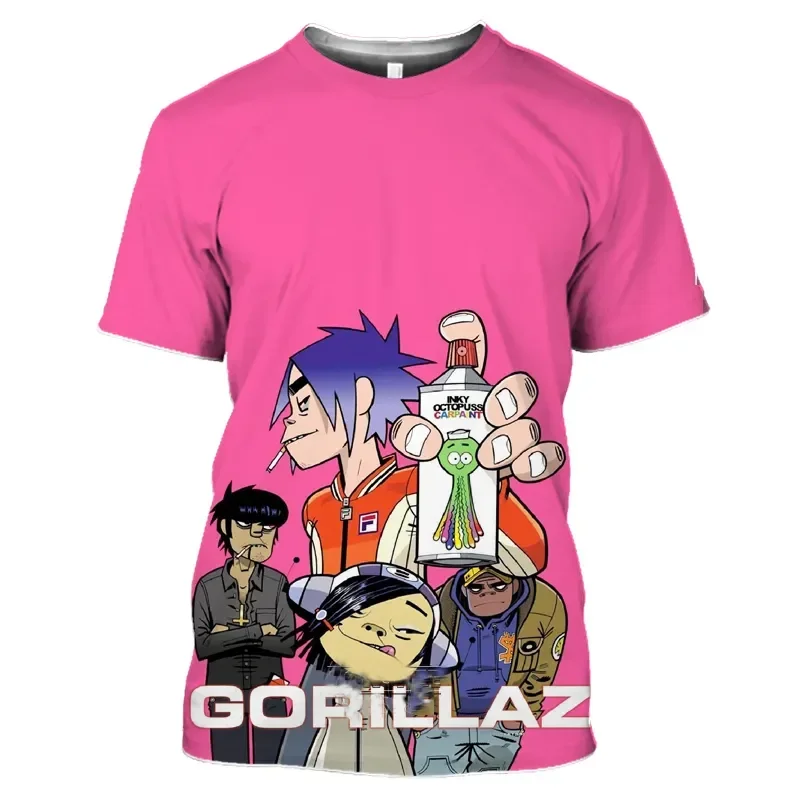 Rock Band Gorillaz T Shirt Child Fashion Oversize T-shirt Kids Hip Hop Tops Unisex Tees Shirt Boy Tshirt Kawaii Camisetas Hombre
Rock Band Gorillaz T Shirt Child Fashion Oversize T-shirt Kids Hip Hop Tops Unisex Tees Shirt Boy Tshirt Kawaii Camisetas Hombre