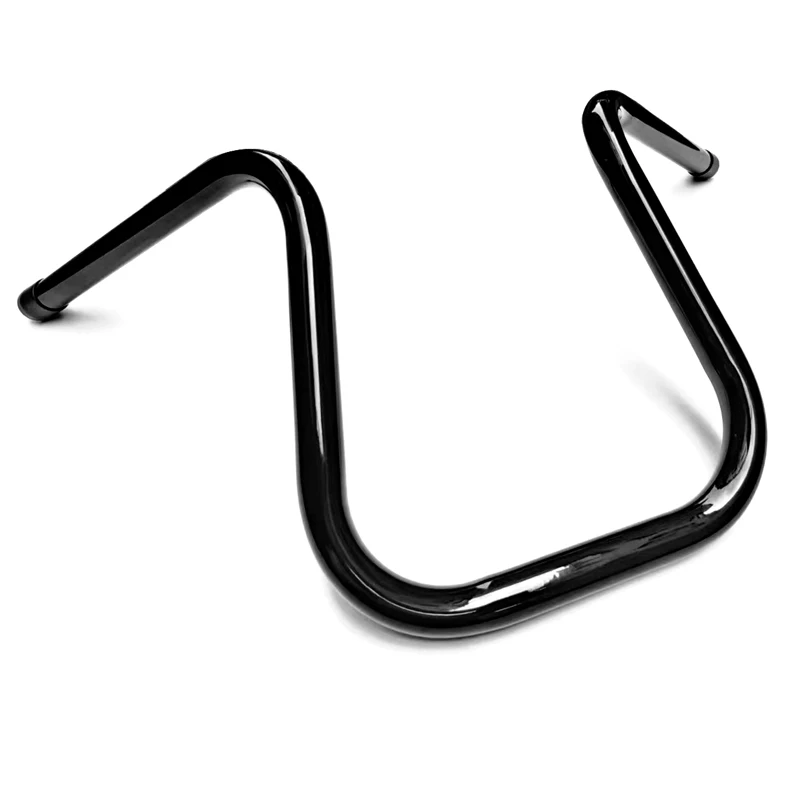 HCMT Handlebar "big belly" 10" 12" high for "1" (25,4 mm) clamping Gloss black/Chrome
HCMT Handlebar "big belly" 10" 12" high for "1" (25,4 mm) clamping Gloss black/Chrome