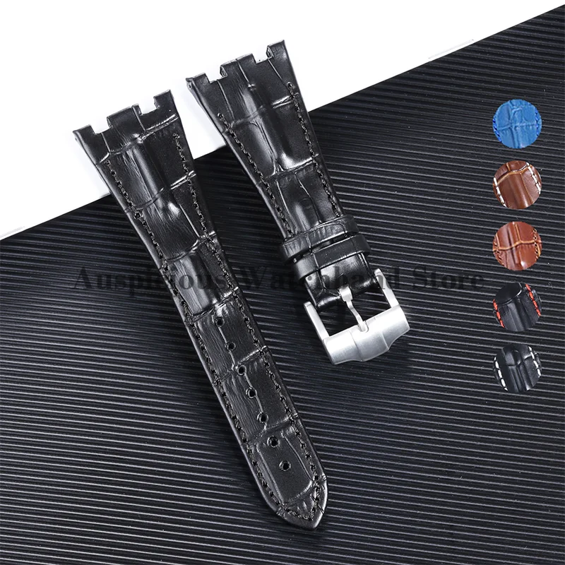 High Quality Genuine Leather Watch Band 28mm for AP Watch Handmade Bracelet Waterproof Strap For Men Watch Accessories
High Quality Genuine Leather Watch Band 28mm for AP Watch Handmade Bracelet Waterproof Strap For Men Watch Accessories