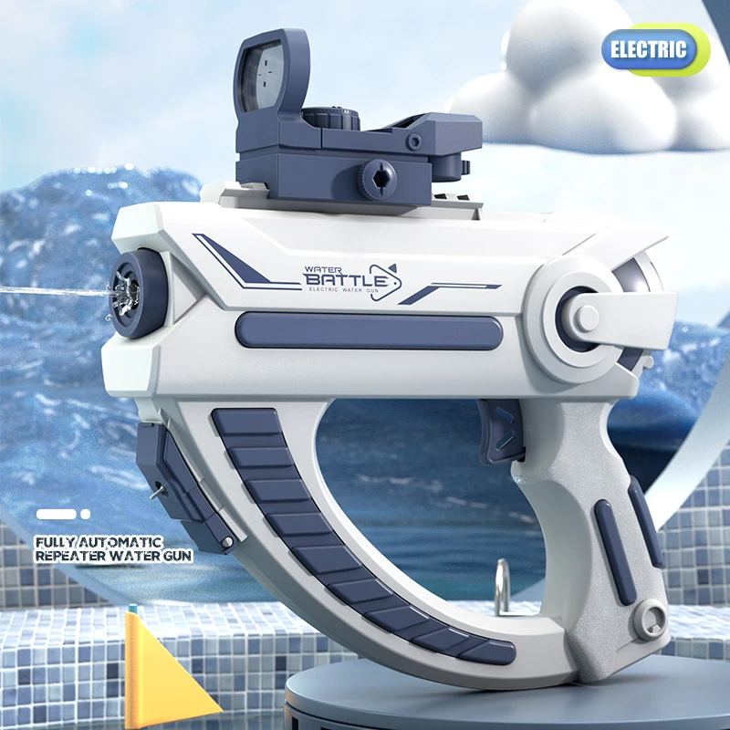 

2023 летний Автоматический водяной пистолет-распылитель, электрический игрушечный водяной пистолет, высокотехнологичный водяной пистолет-распылитель для пляжа и отдыха на открытом воздухе, игрушка в подарок