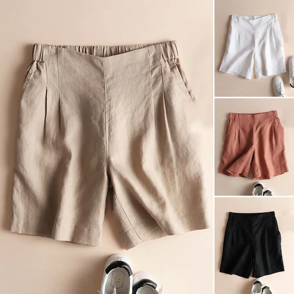 Summer Fashion Solid Color Shorts Women Pants 2024 Casual Elastic High Waist Trousers Female Loose Side Pockets Shorts Pant
Summer Fashion Solid Color Shorts Women Pants 2024 Casual Elastic High Waist Trousers Female Loose Side Pockets Shorts Pant