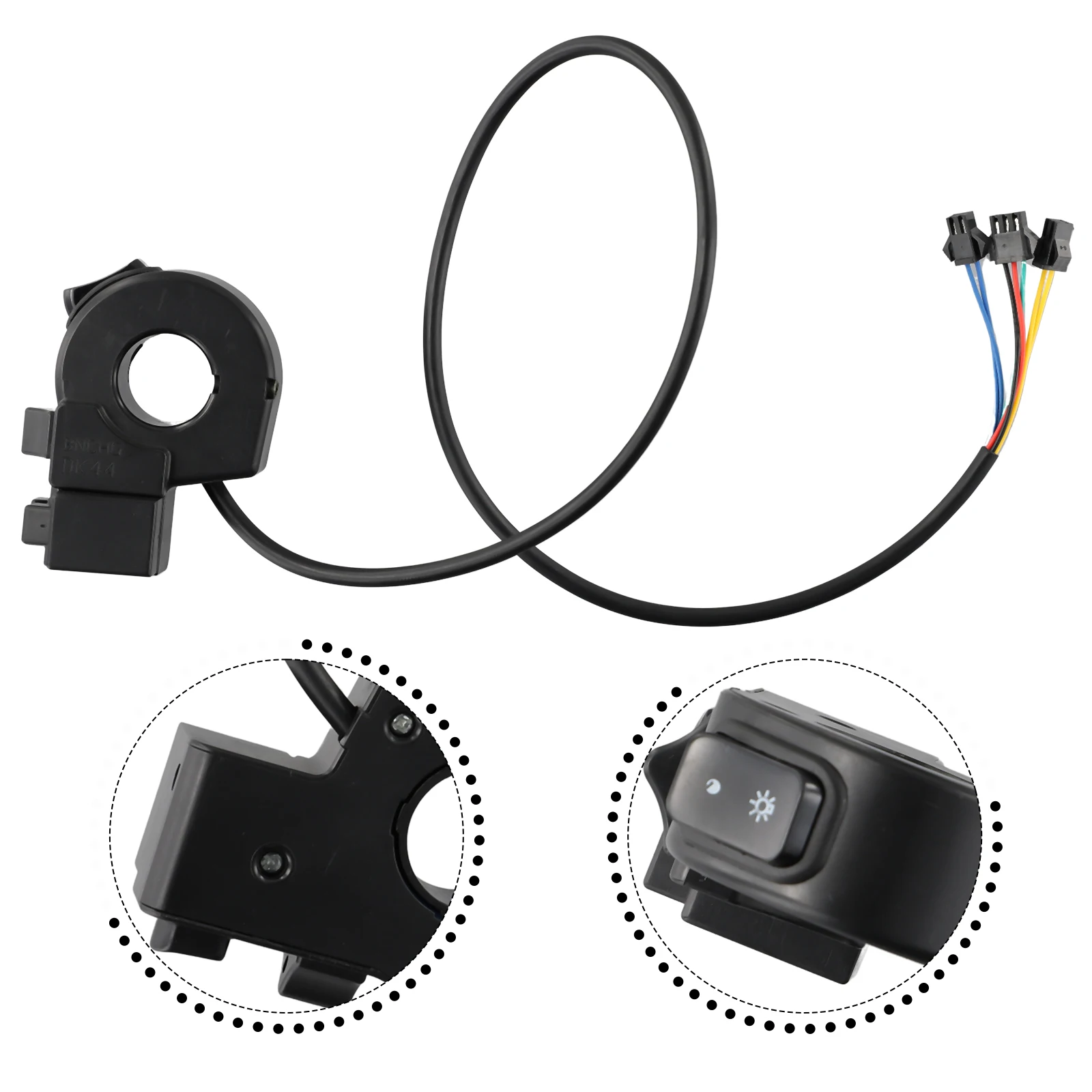 ATV Handlebar Switch Motorcycle Electric Throttle Horn Gear Lights Indicator ON/OFF)button Universal With 7/8 Inch 22MM
ATV Handlebar Switch Motorcycle Electric Throttle Horn Gear Lights Indicator ON/OFF)button Universal With 7/8 Inch 22MM